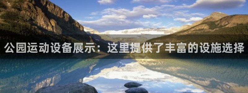 意昂体育5(KGAME)软件：公园运动设备展示：这里