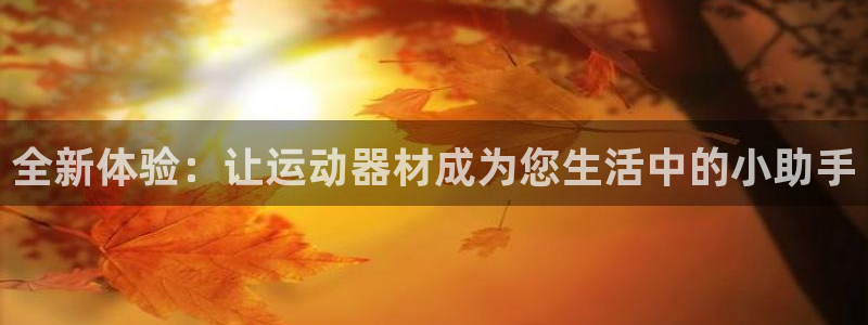 意昂体育5(KGAME)：全新体验：让运动器材成为您生活中的