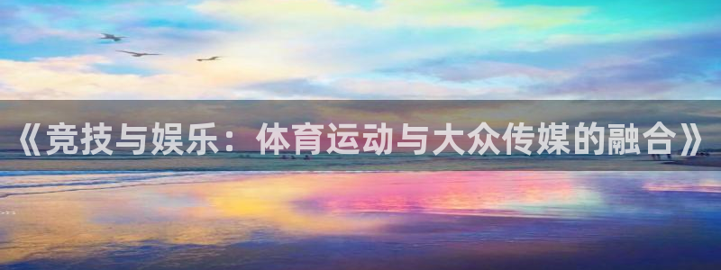 中欧体育app：《竞技与娱乐：体育运动与大众传媒的融合》